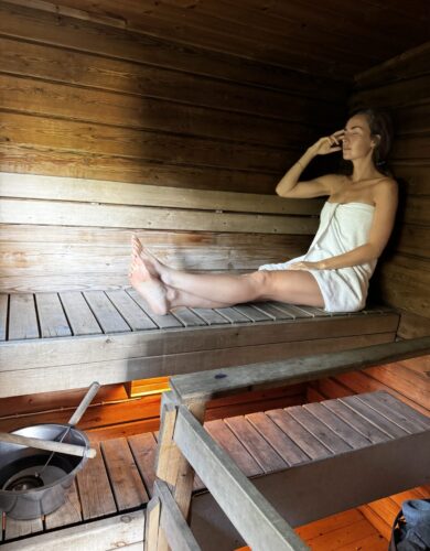 Iedere avond sauna in Finland